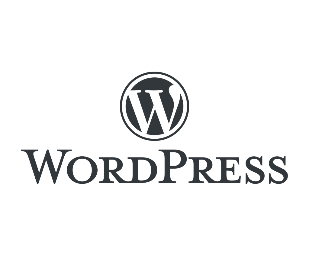 logo content management system WordPress, création site internet vitrine