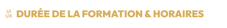 Durée et horaires de formation UX/UI DESIGN et figma à Lyon